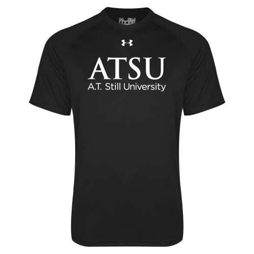  Under Armour Black Tech Tee - ATSU Secondary Logo