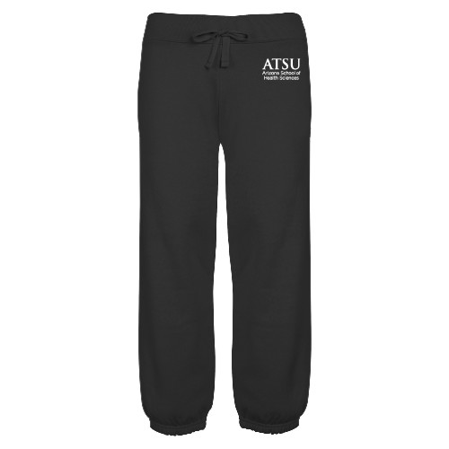  ENZA Womens Black Banded Fleece Capri - ATSU Arizona School Health Secondary