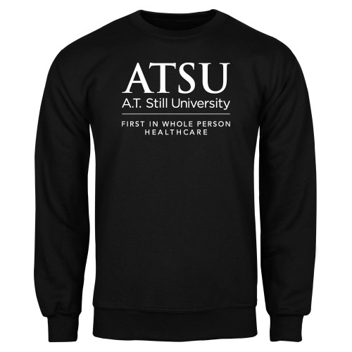  Black Fleece Crew - ATSU Secondary Logo with Statement
