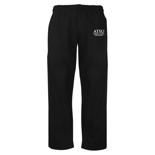 A.T. Still Univ Black Fleece Open Bottom Pa