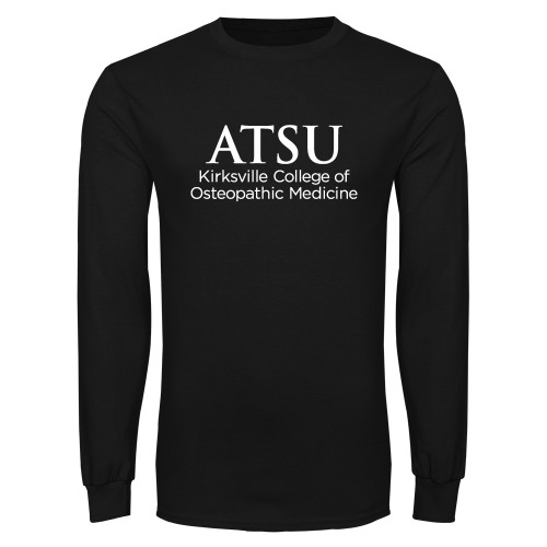  Black Long Sleeve T Shirt - ATSU Kirksville Osteopathic Secondary