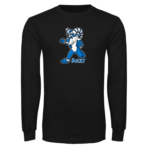  Black Long Sleeve T Shirt - ATSU Bucky the Ram