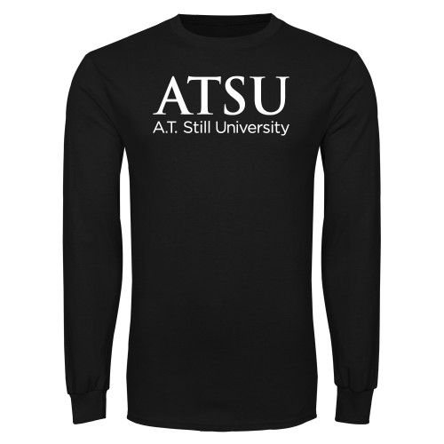  Black Long Sleeve T Shirt - ATSU Secondary Logo