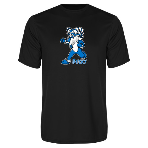  Black Performance Tee - ATSU Bucky the Ram