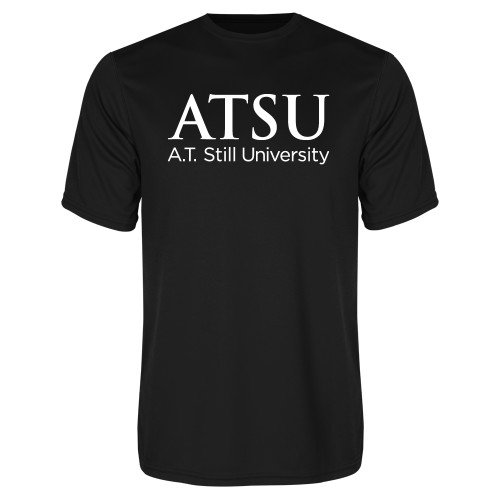  Black Performance Tee - ATSU Secondary Logo