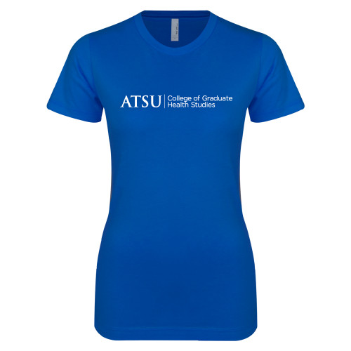  Next Level Womens Royal Boyfriend Tee - ATSU College of Grad Health Primary