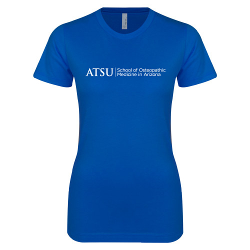  Next Level Womens Royal Boyfriend Tee - ATSU School of Osteopathic Arizona Primary