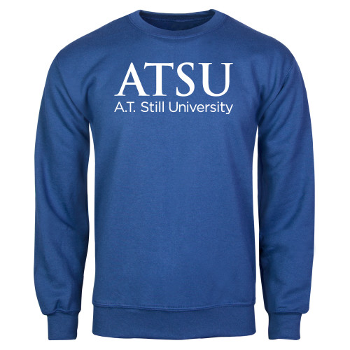  Royal Fleece Crew - ATSU Secondary Logo