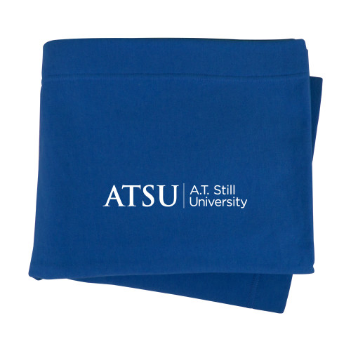 A.T. Still Univ Royal Sweatshirt Blanket