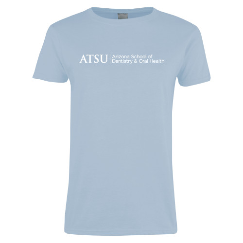  Womens Light Blue Short Sleeve Tee - ATSU Arizona School Dentistry Primary