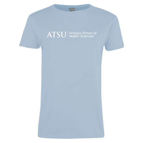  Womens Light Blue Short Sleeve Tee - ATSU Arizona School Health Primary