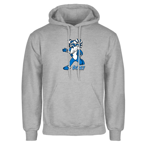  Grey Fleece Hoodie - ATSU Bucky the Ram