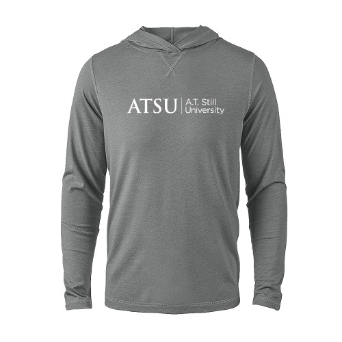 Main Image for  Grey Heather Long Sleeve Hooded Tee