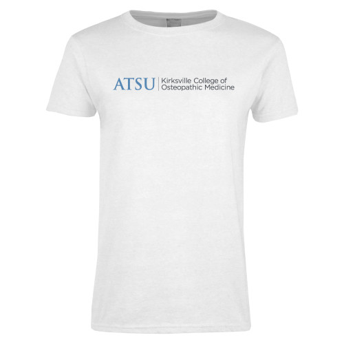  Womens White Short Sleeve Tee - ATSU Kirksville Osteopathic Primary