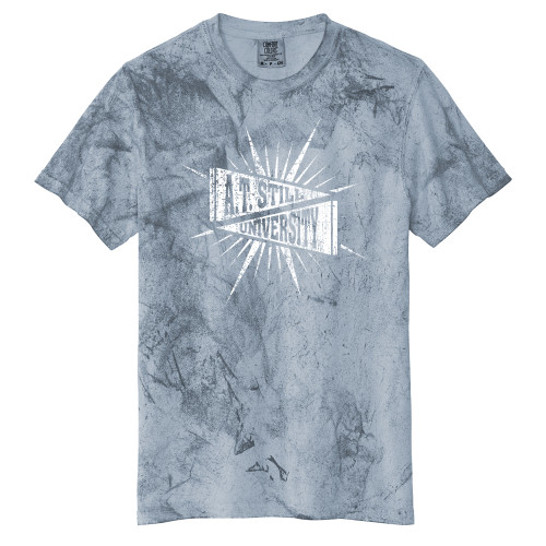  Comfort Colors Blue Heavyweight Color Blast Tee - AT Still Distressed Pennant