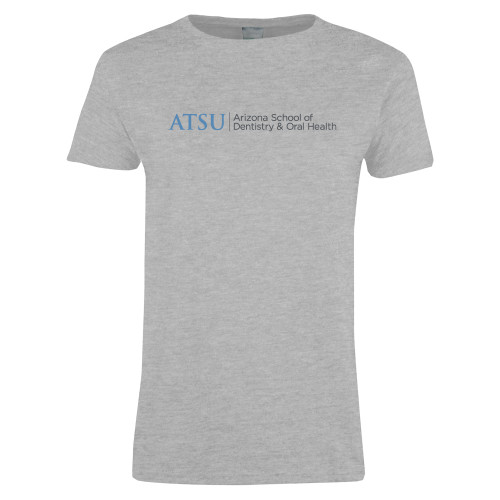  Womens Grey Short Sleeve Tee - ATSU Arizona School Dentistry Primary