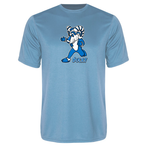  Light Blue Performance Tee - ATSU Bucky the Ram