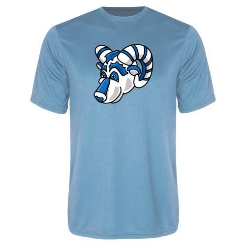  Light Blue Performance Tee - ATSU Bucky Head