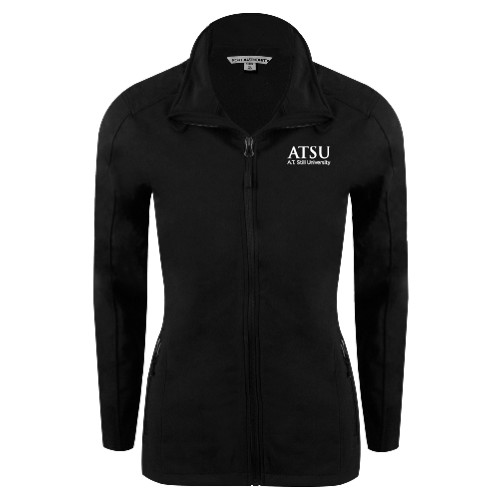  Womens Black Softshell Jacket - ATSU Secondary Logo