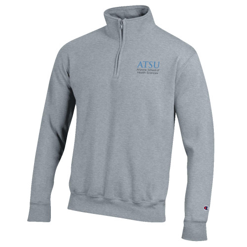  Champion Heather Grey Fleece 1/4 Zip - ATSU Arizona School Health Secondary