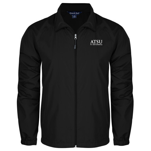  Black Full Zip Wind Jacket - ATSU Secondary Logo