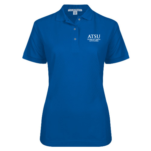 A.T. Still Univ Womens Silk Touch Royal Pique Po