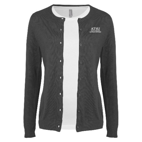  Womens Charcoal Cardigan Sweater  - ATSU Arizona School Dentistry Secondary