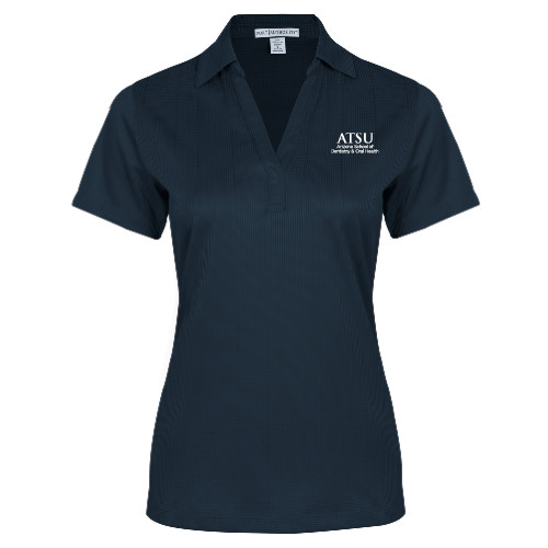  Womens Navy Performance Fine Jacquard Polo - ATSU Arizona School Dentistry Secondary