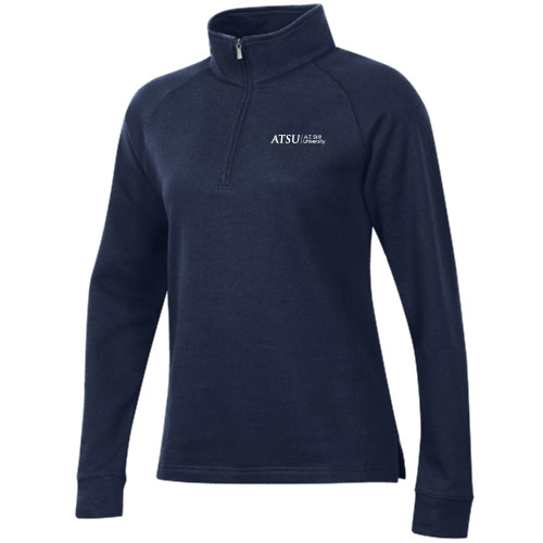  Gear Womens Navy 1/4 Zip - ATSU Primary Logo