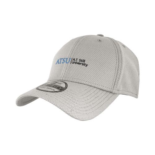 A.T. Still Univ New Era Light Grey Diamond Era 39Thirty Stretch Fit Hat