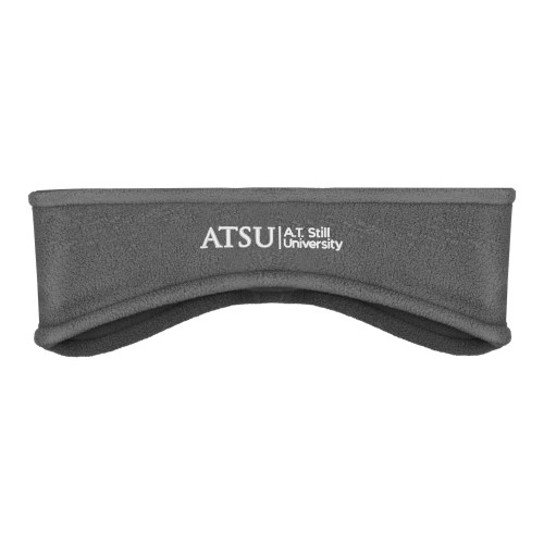 A.T. Still Univ Charcoal Stretch Fleece Headband