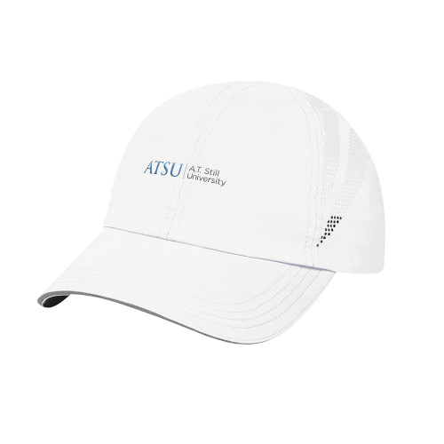 A.T. Still Univ White Performance Cap