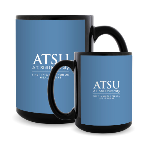 A.T. Still Univ Full Color Black Mug 15oz