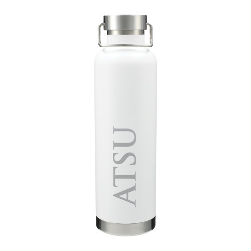 A.T. Still Univ Thor Copper Vacuum Insulated White Bottle 32oz