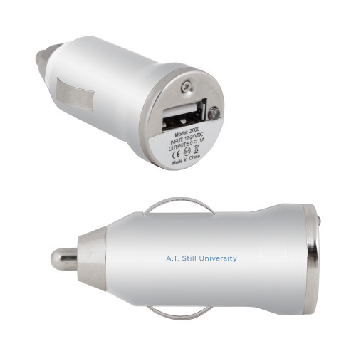 A.T. Still Univ On the Go Silver Car Charger