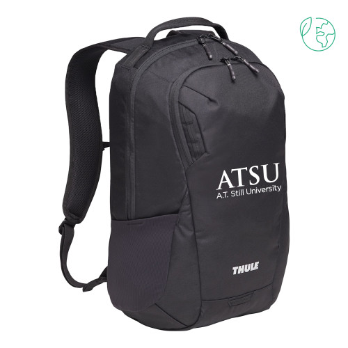 A.T. Still Univ Thule Black Recycled Lumion 15 in. Computer Backpack