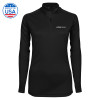 Thumbnail image for  Syntrel Womens Black Interlock 1/4 Zip