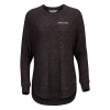 Thumbnail image for  Boxercraft Womens Black Heather Cuddle Oversized Crew