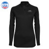 Thumbnail image for  Syntrel Womens Black Interlock 1/4 Zip