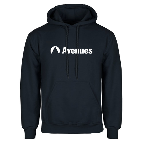 Avenues Navy Fleece Hood