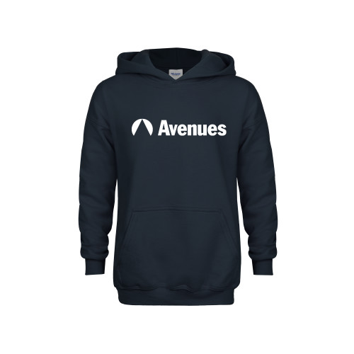 Avenues Youth Navy Fleece Hood