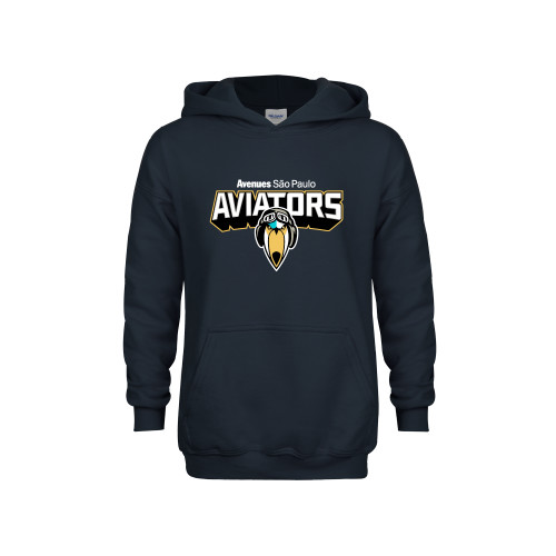 Avenues Youth Navy Fleece Hood