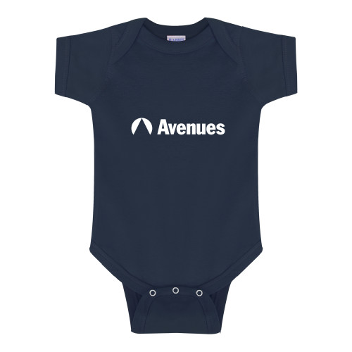 Avenues Navy Infant Ones