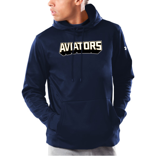 Avenues Under Armour Navy Armour Fleece Hood