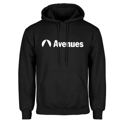  Black Fleece Hoodie - Avenues Primary Mark Flat