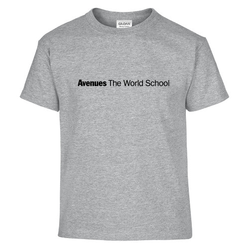  Youth Grey T Shirt - ATWS Wordmark