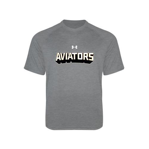  Under Armour Youth Grey Tech Tee - UA - Avenues Aviators