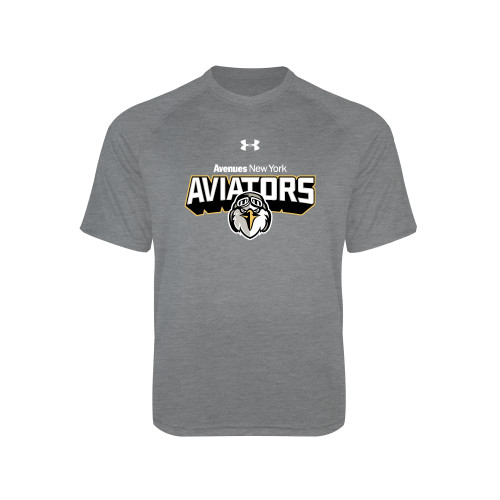  Under Armour Youth Grey Tech Tee - UA - Avenues Aviators New York