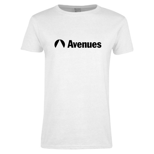 Avenues Womens White Short Sleeve T