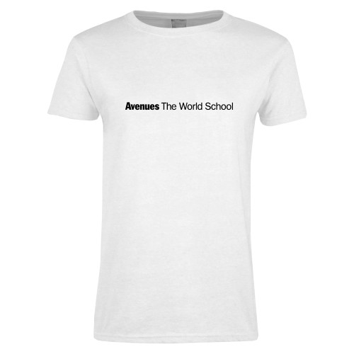 Avenues Womens White Short Sleeve T